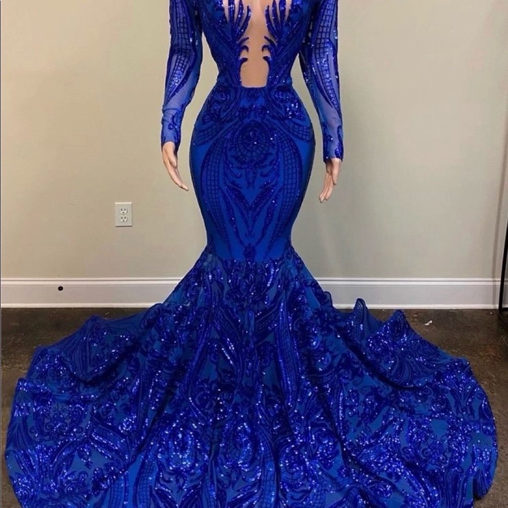 Formal Royal Blue Dress M/L